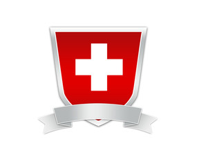 Fototapeta premium Schweizer Schild