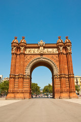 Fototapeta na wymiar Triumphal Arch. Barcelona.