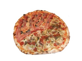 An isolated italian pizza image