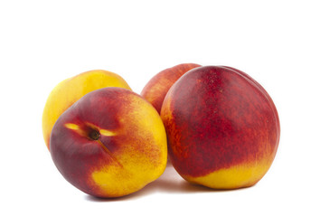 Fototapeta na wymiar ripe peach isolated