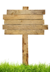 Wood sign