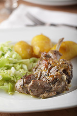 Lamb cutlet with potato