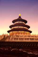 night view of beijing Temple of Heaven © Captain