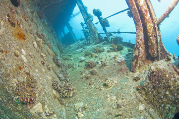 Shipwreck underwater