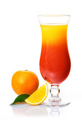 Orange and rum cocktail