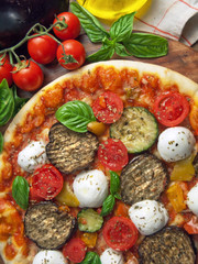 Vegetarian Pizza - Pizza vegetariana