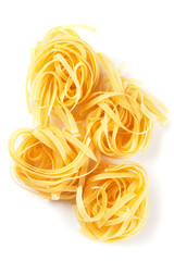 Tagliatelle pasta nest