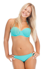 Fototapeta premium beautiful woman in bikini