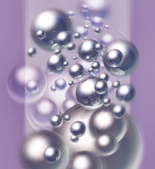 Chrome balls in motion