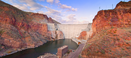 Roosevelt Dam Arizona - obrazy, fototapety, plakaty