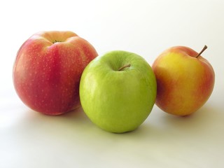 three apples