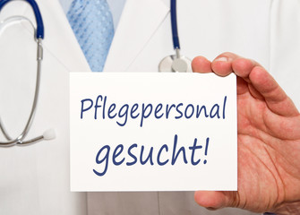 Pflegepersonal gesucht