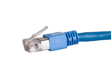 Blue network cable