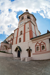 Obraz premium Russian orthodox church. Iversky monastery in Valdai, Russia