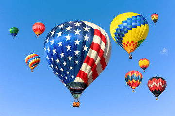 Obraz premium hot air balloons