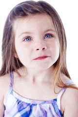 Young beautiful girl portrait