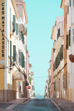Straßen von Mahon - Spanien - Menorca
