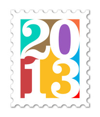 2013 Happy New Year - obrazy, fototapety, plakaty