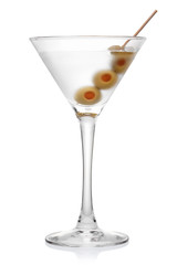 Martini with olives.