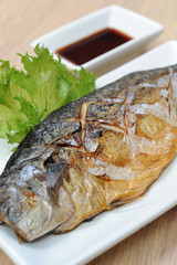 Saba fish grilled Japanese food style