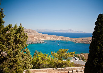 Greek islands - Rhodes, Lindos bay 