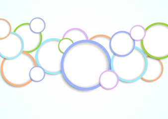 Background with circles