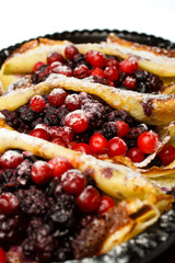 pancakes with berries