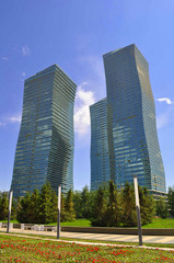 Fototapeta na wymiar Astana, Twin Towers
