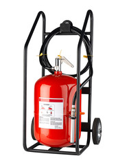 Roller fire extinguisher useful for fire protection