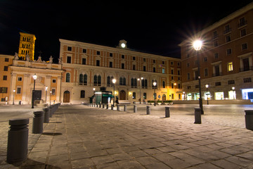 Piazza San Silvestro in Rome, Italy