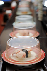 conveyor belt sushi - 45055186