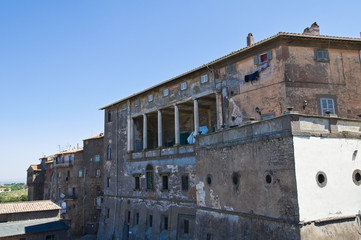 Palace of the Loggia. Bagnaia. Lazio. Italy.