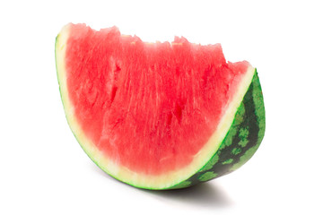 Slice of sweet watermelon