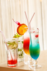 cocktails in the bar