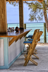 Cocktailbar in Nahaufnahme