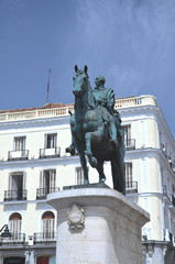 Fototapeta Pomnik Karola III w Madrycie, Hiszpania obraz