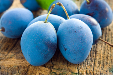 Ripe plums