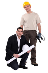 portrait of architect and carpenter