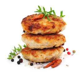 Fleisch, Salz, Kräuter