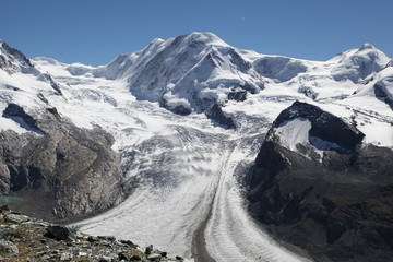 Schweizer-Gletscher am Matterhorn