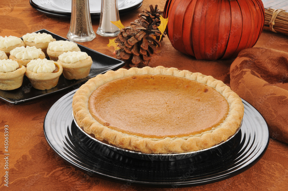 Canvas Prints Pumpkin pie