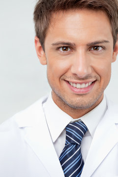 Male Dentist smiling