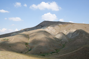 Light and shadows on Crimea hills