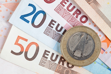 Billetes y monedas de euro