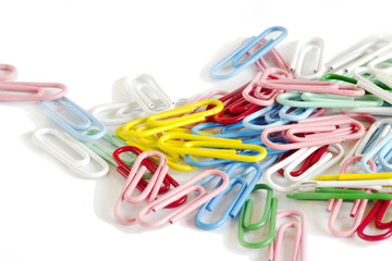 colored clips