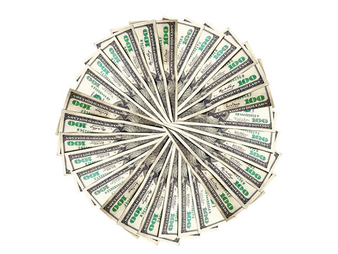 Money to form a circle
