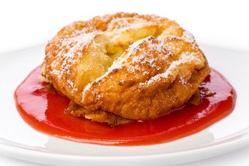 Popover in Guava Coulis