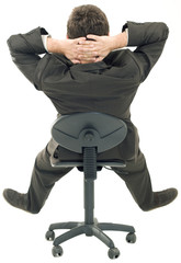 Relaxing on Chair Cutout