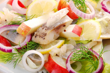 herring salad with apple