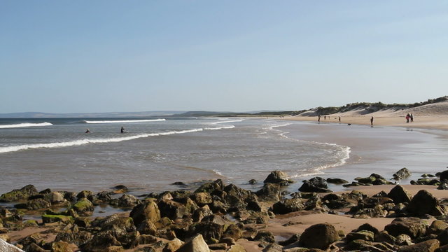 Lossiemouth beach Scotland